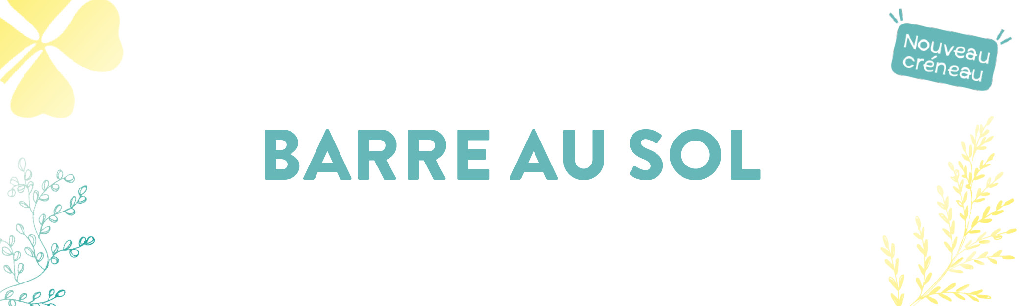 barre au sol
