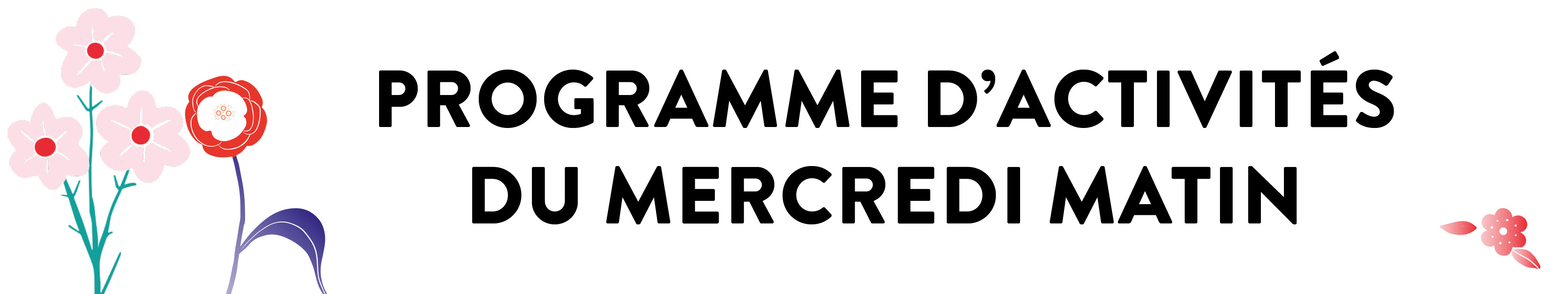 programme activité mercredi matin