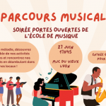Parcours musical – Soirée Portes Ouvertes de l’Ecole de Musique