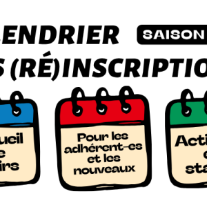 (Ré)Inscriptions Saison 26-27